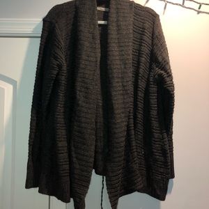 Gray cardigan